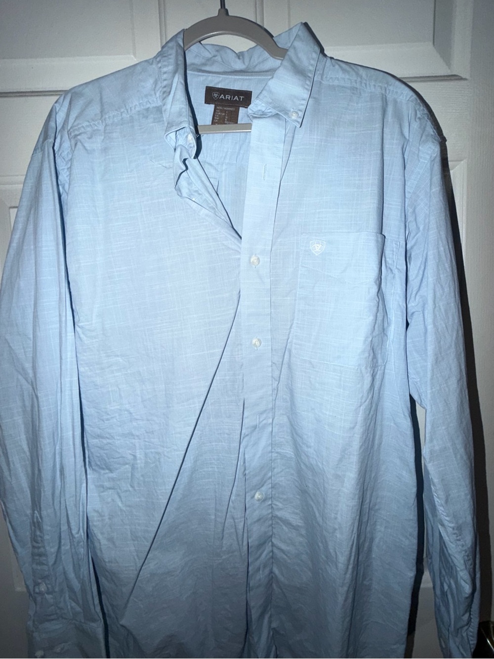 Ariat Light Blue Long-Sleeve Button-Down Shirt